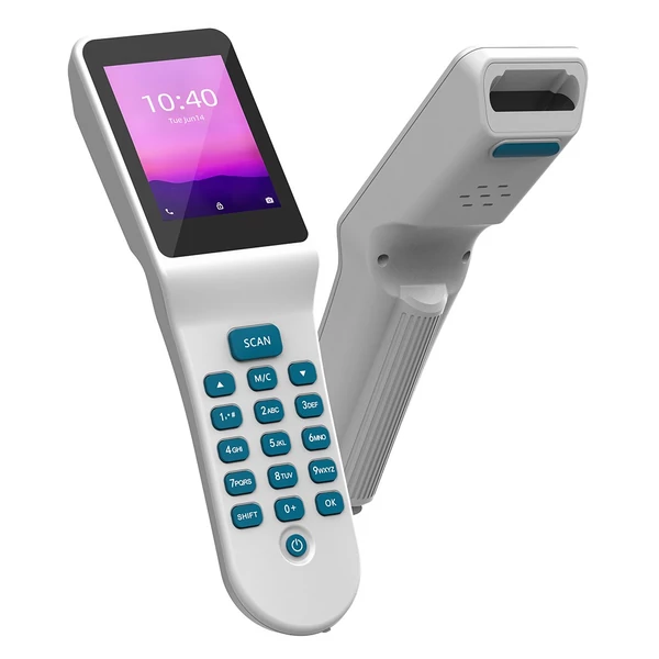 Kézi Android 7.1 POS / PDA terminál, készletgép 1 GB+8 GB tárhely 2,4 hüvelykes képernyő