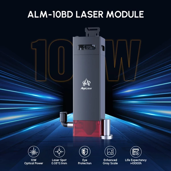 Algolaser 10W lézermodul barkácskészlethez 10W/20W Alpha sorozatú lézergravírozóhoz