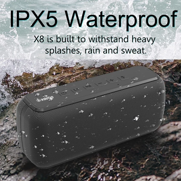 XDOBO X8 II 60W hordozható vezeték nélküli kültéri hangszóró BT5.0 technológia IPX5 vízálló - Kék