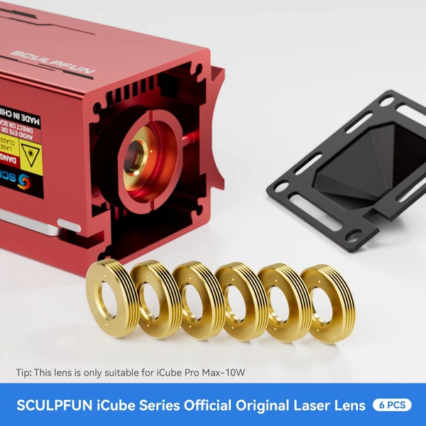 SCULPFUN iCube Pro Max 10W lézergravírozó lencse 6db