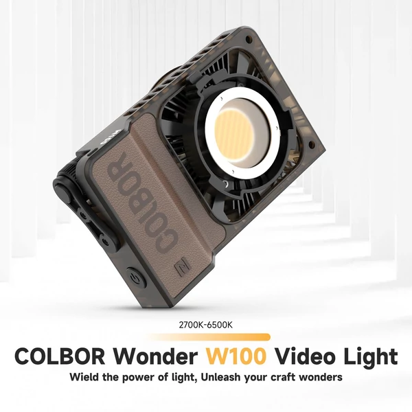 COLBOR W100 zseb LED videolámpa 100W fényképezési kitöltő lámpa