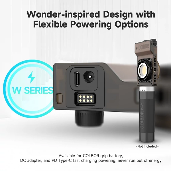 COLBOR W60R zseb RGB videolámpa 60 W LED fényképezési kitöltő lámpa