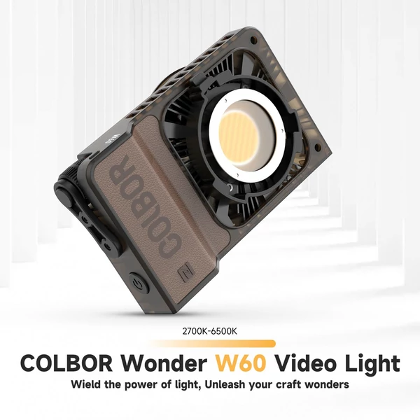 COLBOR W60 zseb LED videolámpa 60W fényképezési kitöltő lámpa