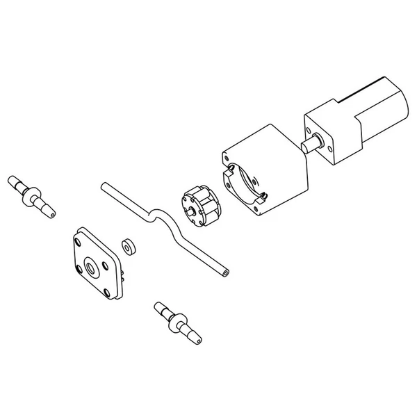 GROTHEN Perisztaltikus szivattyú, adagoló szivattyú - 6V mini szivattyú