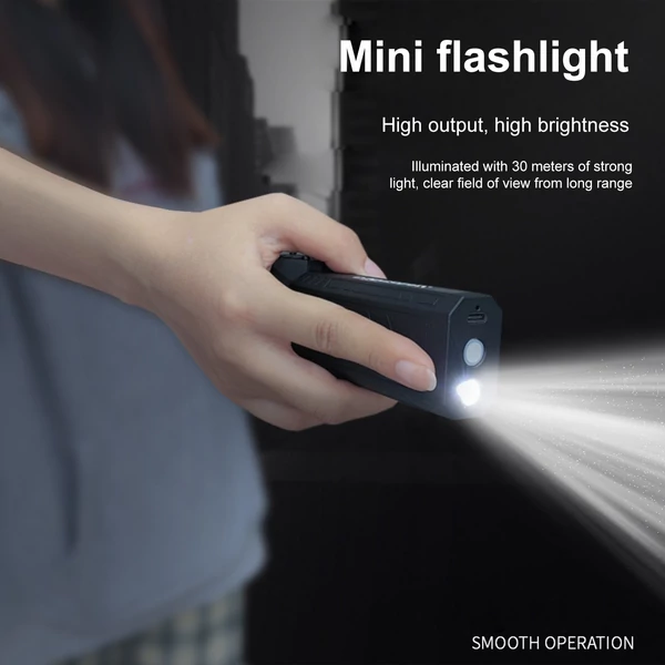 CROSSGUN elektromos turbóventilátor, hordozható turbósugaras ventilátor/zseblámpa