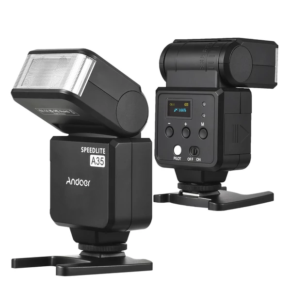 Andoer A35 univerzális fényképezőgép vaku elektronikus Speedlite