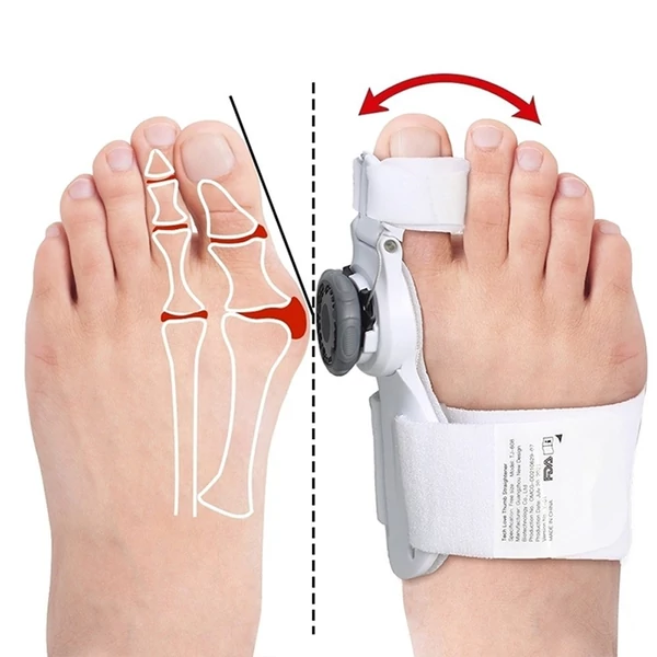 Bunion Corrector nőknek és férfiaknak, nagylábujj korrekciós elválasztó