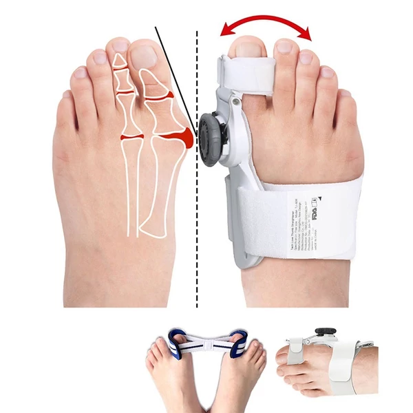 Bunion Corrector nőknek és férfiaknak, nagylábujj korrekciós elválasztó