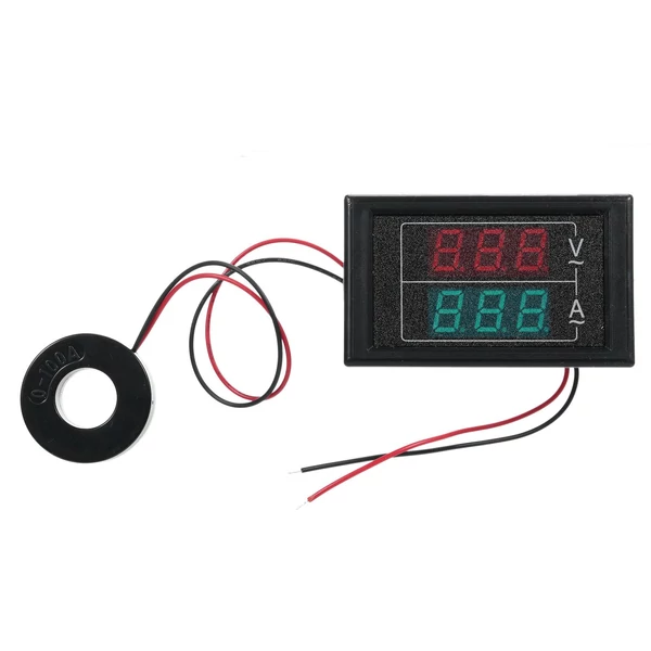 2 az 1 Volt, ampermérő AC 60-500V 100A digitális multiméter áramváltóval