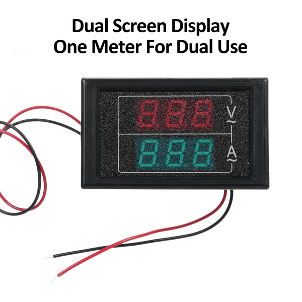 2 az 1 Volt, ampermérő AC 60-500V 100A digitális multiméter áramváltóval