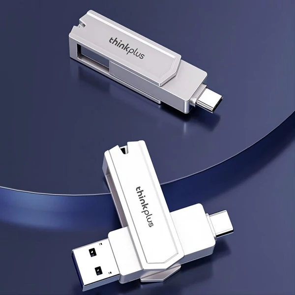 Lenovo thinkplus TPCU301Plus U Disk USB3.0 + Type-C portfelismerés - 256 GB