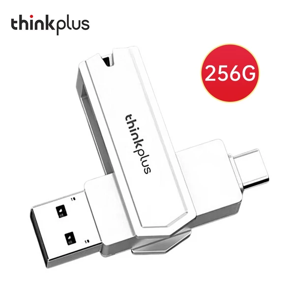 Lenovo thinkplus TPCU301Plus U Disk USB3.0 + Type-C portfelismerés - 256 GB