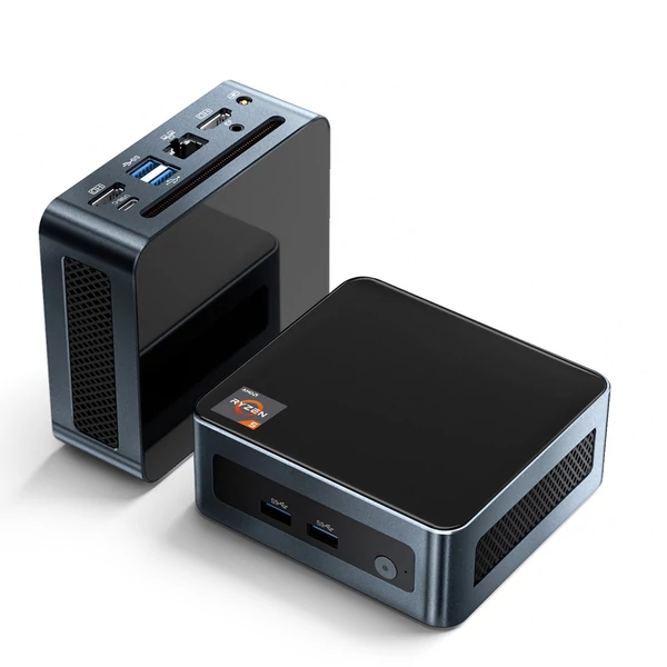 Mini PC Windows 11 AMD Ryzen R5 5600H, 8K 60Hz támogatás, WIFI6 BT5.2 - 16 GB RAM 512 GB SSD