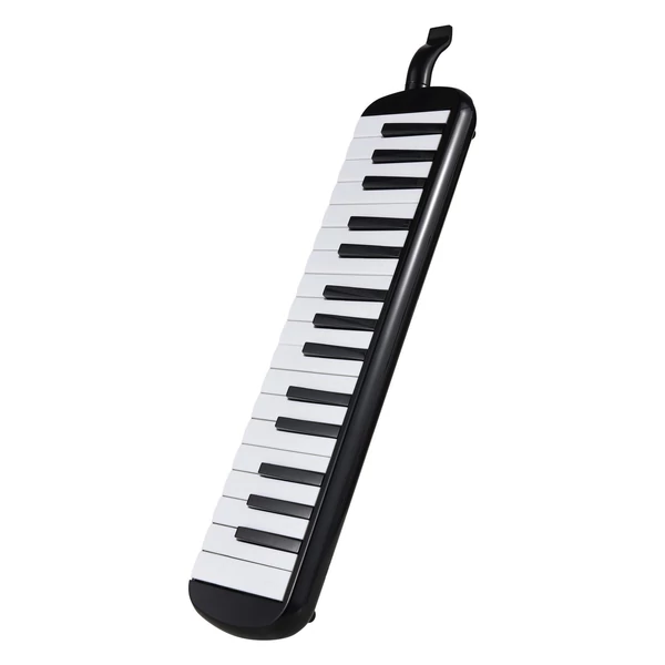 32 billentyűs Melodica Air Piano billentyűzet puha fúvócsővel, fúvókákkal Melodica fúvósok hordtáskával - Fekete