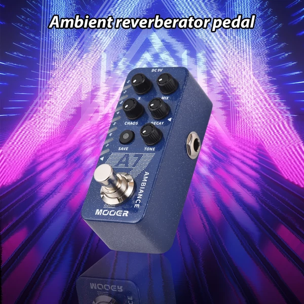 MOOER A7 Reverb gitár hangulat visszhangos pedál elektromos gitár effektus pedál