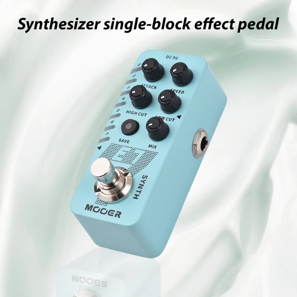 MOOER E7 szintetizátor gitár, szintetizátor pedál elektromos gitár effektus pedál