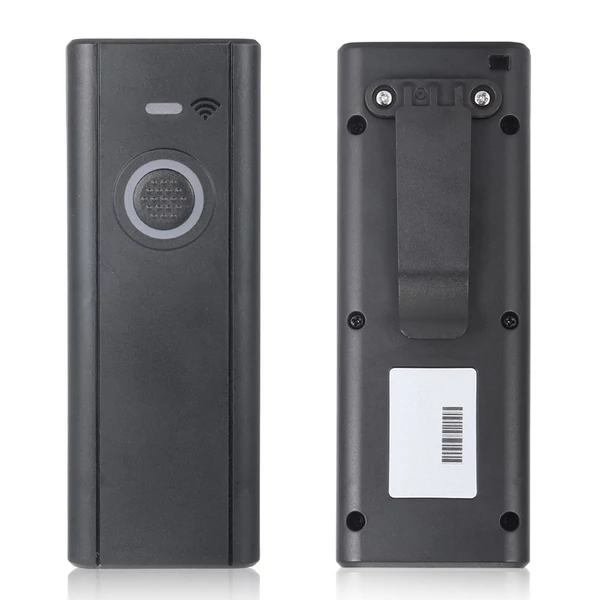 Hordozható Bisofice DL-JM4 egydimenziós lézeres vezeték nélküli vonalkód-leolvasó, támogatja a Bluetooth/2.4G/USB kapcsolatot