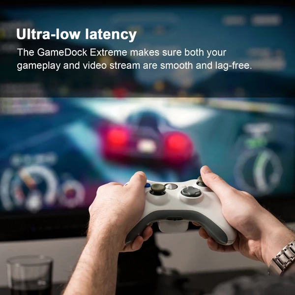 ezcap 360B GameDock Extreme HD rögzítőkártya HDR és VRR, RGB Real Color támogatás