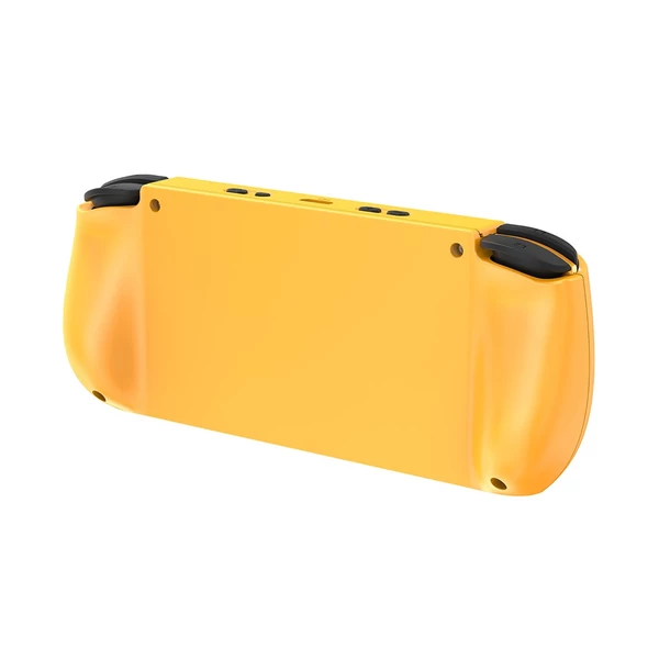 PowKiddy RGB10 max3 kézi játékkonzol 5,0 hüvelykes IPS HD képernyővel - Sárga, 128GB