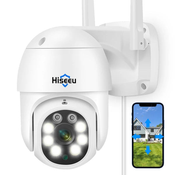 Hiseeu WHD305 5MP vezeték nélküli monitor kamera falra szerelhető intelligens WiFi kamera