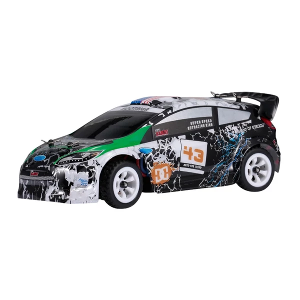 WLtoys K989 2.4G4WD 1/28 30km/h sebességű Távirányítható RC Drift Autó - Többszínű, 2 akkumulátor