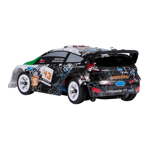 WLtoys K989 2.4G4WD 1/28 30km/h sebességű Távirányítható RC Drift Autó - Többszínű, 2 akkumulátor