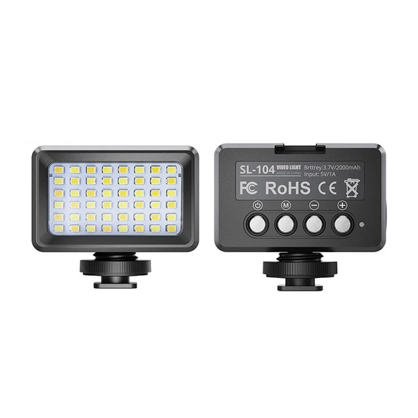 Mini LED videolámpa vízálló töltőlámpa LED búvárlámpa 2700K-9000K kétszínű hőmérséklet