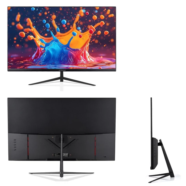 2K játékmonitor, 27 hüvelykes számítógépmonitor Ultra vékony LED 2560x1440 gyors 165HZ - Fekete