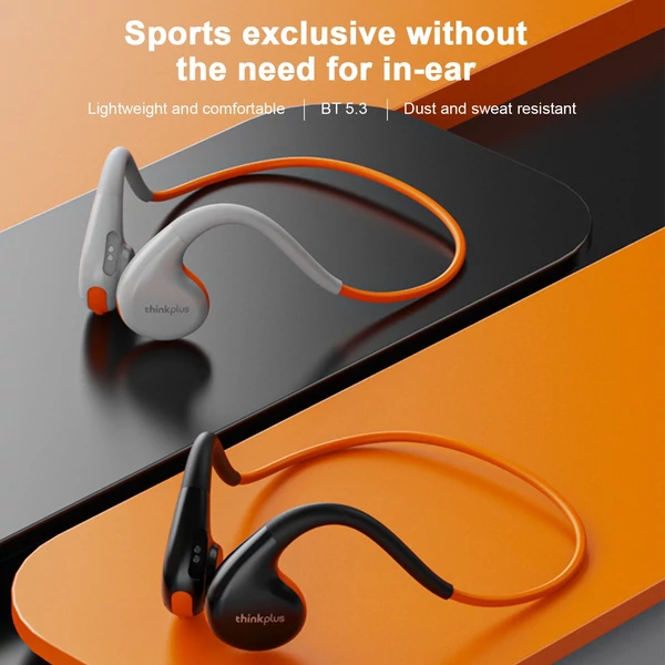 Lenovo Thinkplus X7 Bone Conduction vezeték nélküli BT fejhallgató - Fekete