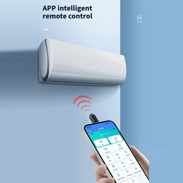 Kompakt mobiltelefon infravörös adók, nagy kompatibilitású alkalmazásvezérlő távirányító - Típus 3