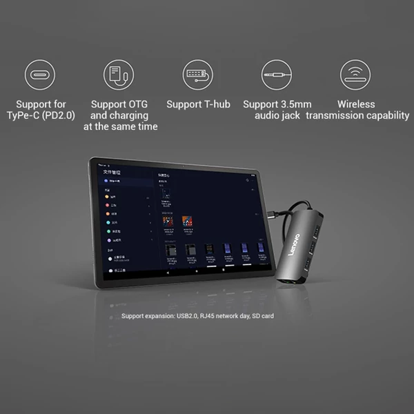 Lenovo Qitian K10 PRO Tablet 4GB+128GB 10,6 hüvelykes képernyő, Android12, BT5.0