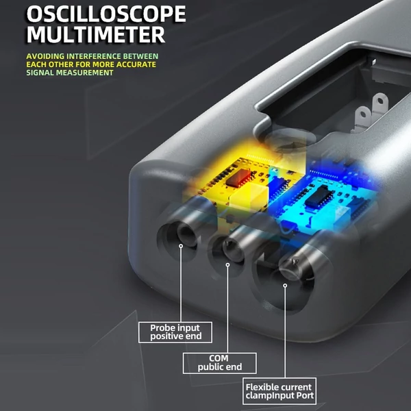 3 az 1-ben oszcilloszkópos multiméter, elektromos teszttoll 2,8 hüvelykes TFT kijelzővel