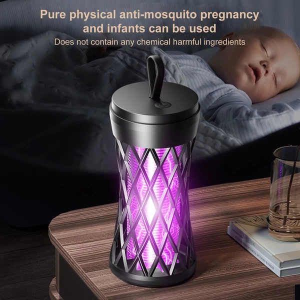 Szúnyogriasztó elektromos UV fénnyel - Fekete