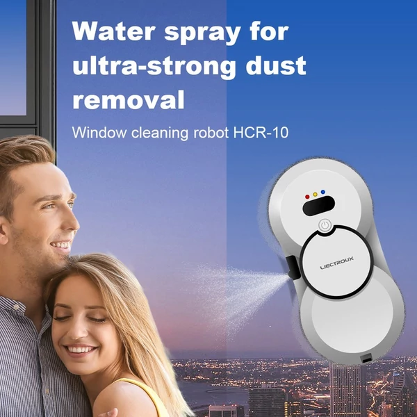 Liectroux HCR-10 Robot ablakporszívó, 30 ml-es víztartály - Fehér