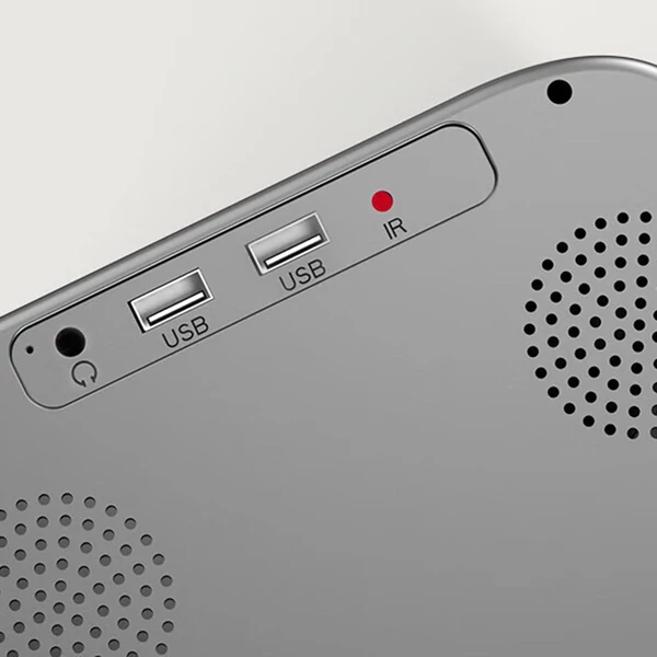 K6 Mini hordozható projektor 1080P dekódoló trapéztorzítás korrekció hangvezérléssel