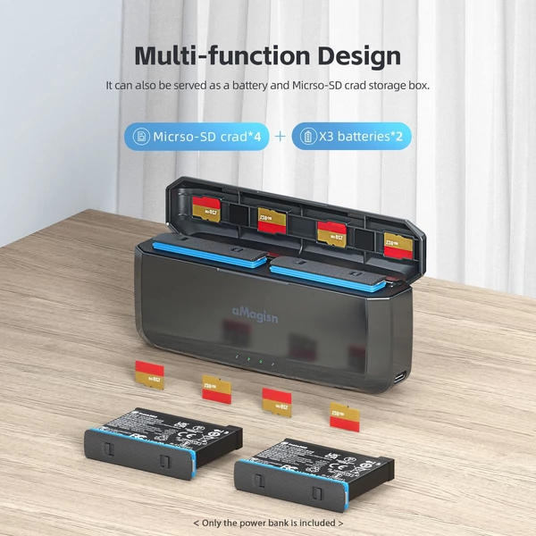 aMagisn AX13 2 foglalatos PD3.0 Fast Charge Power Bank, 7710 mAh kapacitású, 20 W-os akkumulátortöltő