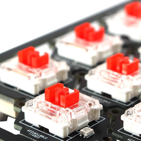 Hot Key Board Vor Skirt Klipper Előre telepített PCB kártya LED-del