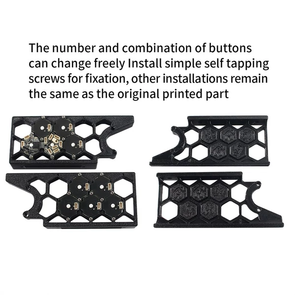 Hot Key Board Vor Skirt Klipper Előre telepített PCB kártya LED-del