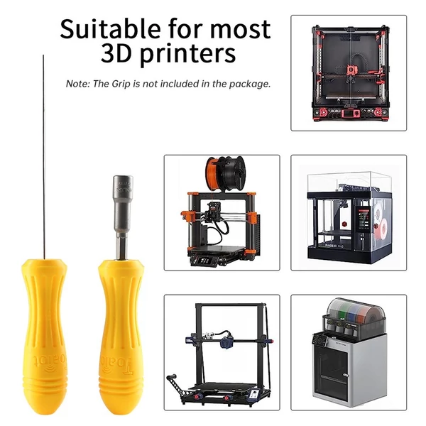 3D nyomtató fúvókatisztító készlet Extruder Filament Cleaner 4db tisztítószárral és fúvóka nyomatékkulccsal