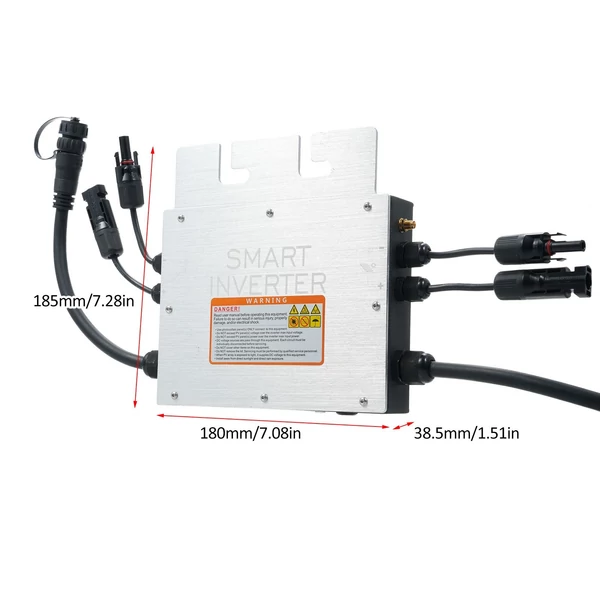 700 W-os napelemes mikroinverter, rácsos inverter, IP65 vízálló
