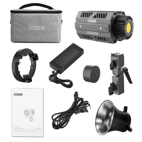 COLBOR CL100XM stúdió COB fényképező lámpa 110 W LED videolámpa