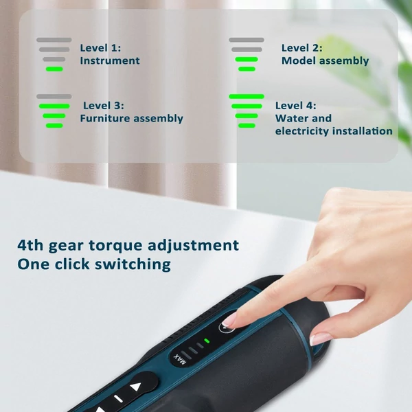 Akkus elektromos csavarhúzó készlet 105 db, 3.6V 5Nm USB újratölthető, LED lámpával