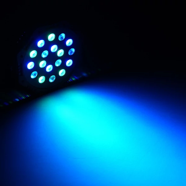 18 LED-es Par Lights, RGB színkeverő színpadi lámpa, DMX512 támogatás, Hangaktivált