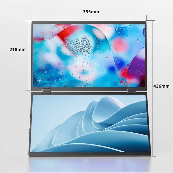 15,6 hüvelykes, kétmonitoros 1080P laptop képernyő-hosszabbító