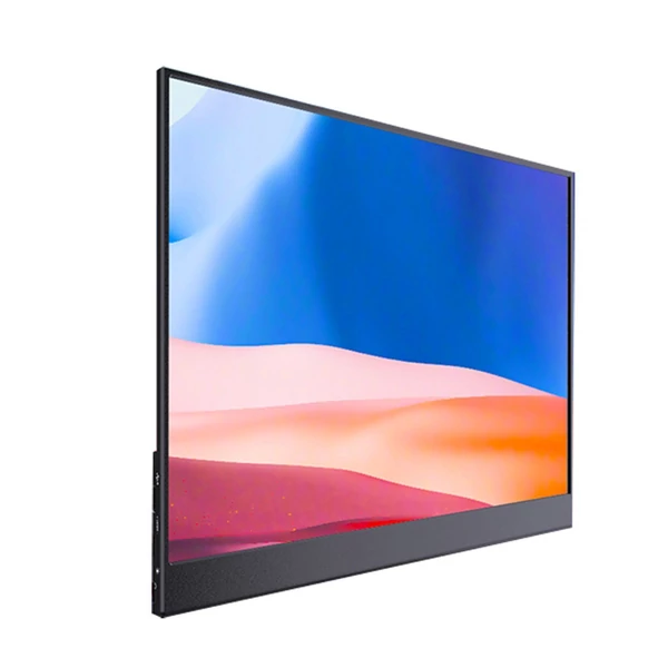 15,6 hüvelykes hordozható monitor, 1080P IPS képernyő, külső kijelző Ultravékony, kiterjesztett monitor