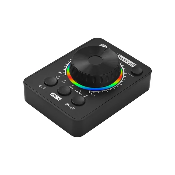 X5 Professional Live Streaming külső hangkártya PC-hez, telefonokhoz és laptopokhoz