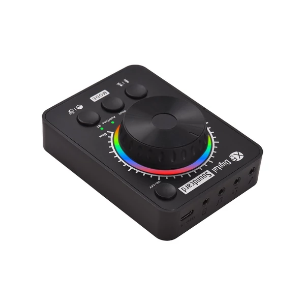 X5 Professional Live Streaming külső hangkártya PC-hez, telefonokhoz és laptopokhoz