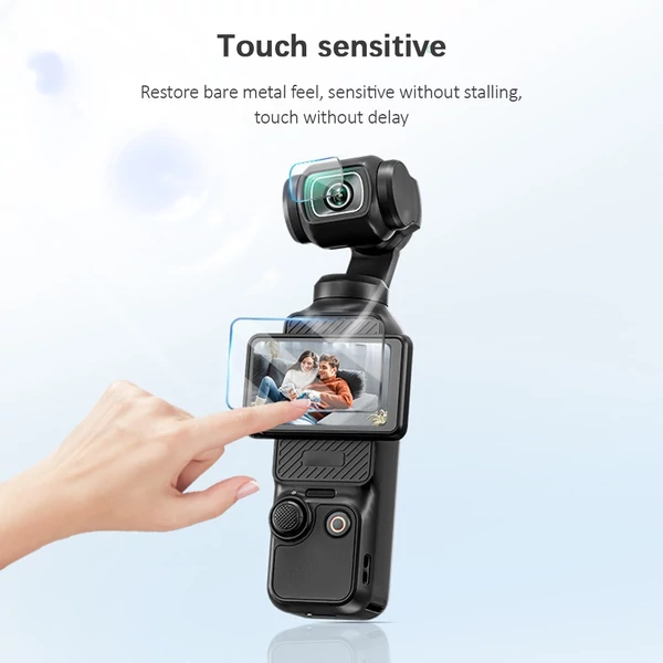 STARTRC képernyővédő fólia fényképezőgéphez, kompatibilis a DJI Osmo Pocket 3-mal - 4 db