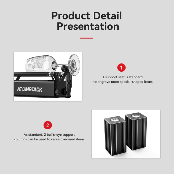 Swiitol C18 Pro 18W lézergravírozó 400x400mm-es méhsejt munkaasztallal és ATOMSTACK R3 Pro görgővel és levegősegéd készlettel
