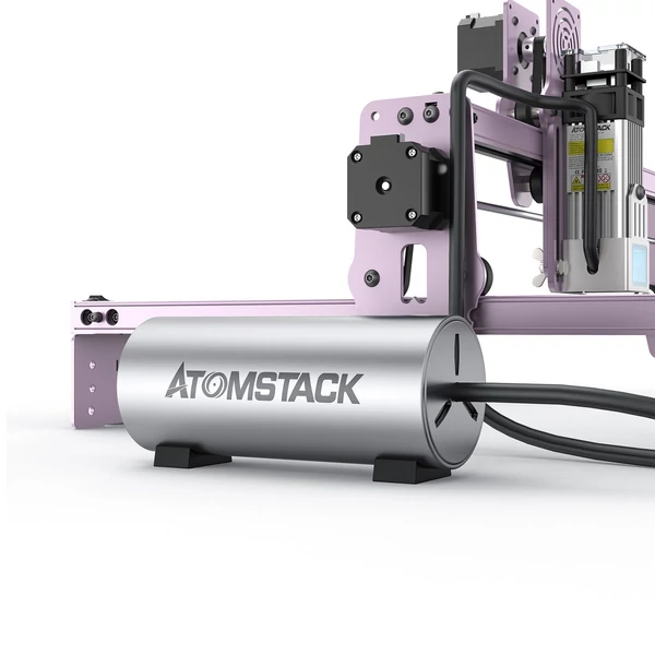 Swiitol C18 Pro 18W lézergravírozó 400x400mm-es méhsejt munkaasztallal és ATOMSTACK R3 Pro görgővel és levegősegéd készlettel